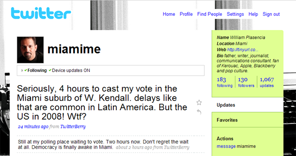 votingproblems Voting Problems in Kendall (Dade County, FL) for 2008